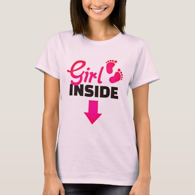 Flicka Inside T-shirt (Framsida)