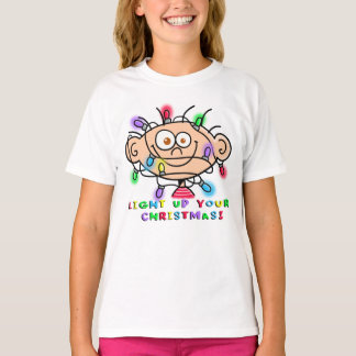 Flicka jimmy, "tända T- somskjortan upp för din Tee Shirt