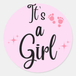 Flicka klistermärken