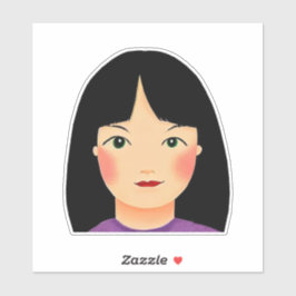 Flicka Klistermärken