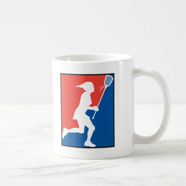 Flicka Lacrosse Kaffemugg (Höger)