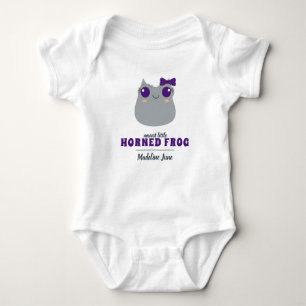 Flicka Lila Horned Frog Bodykoste T Shirt