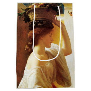 Flicka med Basket av frukt (av Frederic Leighton)