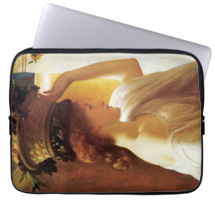 Flicka med Basket av frukt (av Frederic Leighton) Laptop Fodral