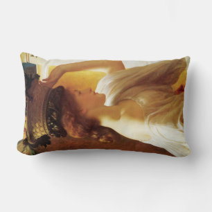 Flicka med Basket av frukt (av Frederic Leighton) Lumbarkudde
