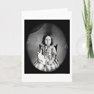 Flicka med dockadaguerreotypen 1844 kort
