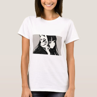 flicka med en mask T-skirt T Shirt