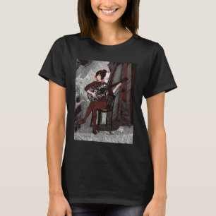 Flicka med gitarr t shirt
