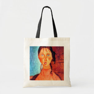 Flicka med grissvansar, Modigliani Tygkasse