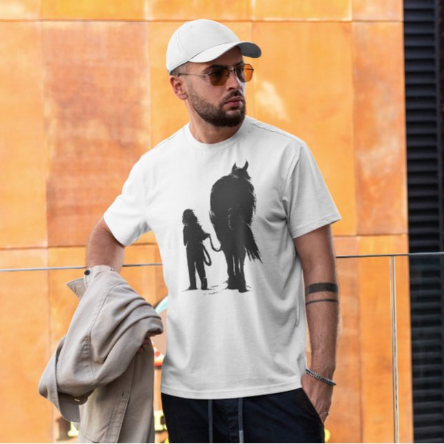 flicka med häst t shirt (Skapare uppladdad)