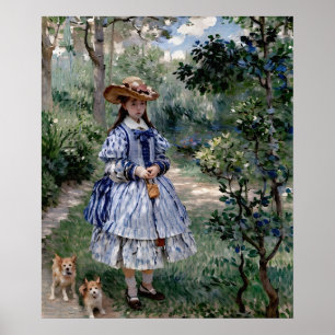 Flicka med Hundar Poster