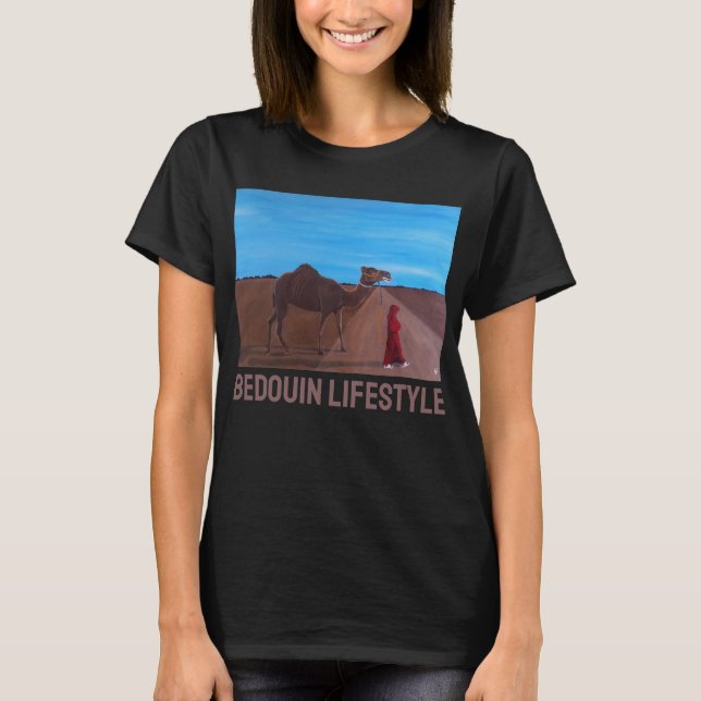 Flicka med kamel-målning av Alfred Fox T Shirt (Framsida)
