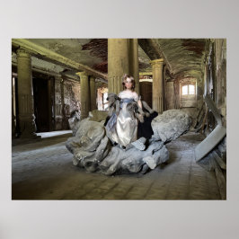 Flicka med Leksak Poster