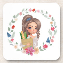 Flicka med Livsmedel