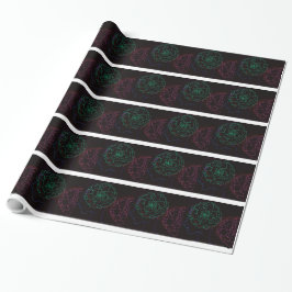 Flicka med Marigold Afro Puffs Presentpapper