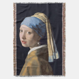 Flicka med pärlörhänge 1665 filt