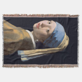 Flicka med pärlörhänge 1665 filt
