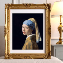 Flicka med pärlörhänge 1665 Johannes Vermeer