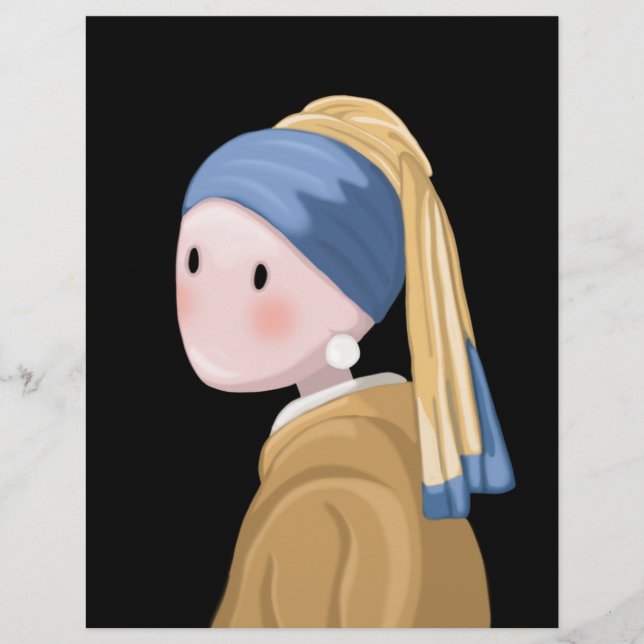 Flicka med Pearl Earring (Framsida)