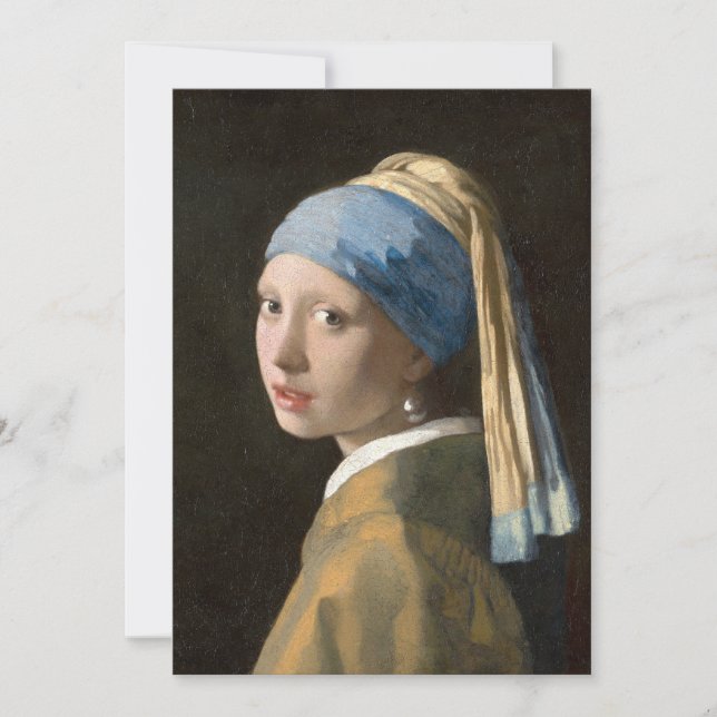 Flicka med Pearl Earring | Johannes Vermeer (Framsida)