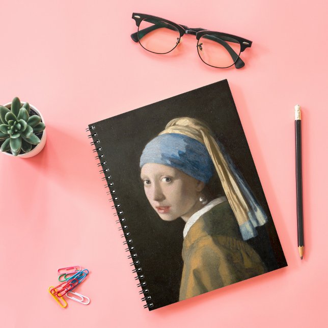 Flicka med Pearl Earring | Johannes Vermeer Anteckningsbok (Skapare uppladdad)