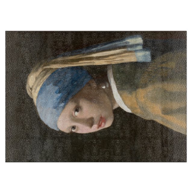 Flicka med Pearl Earring-Johannes Vermeer Art (Framsidan)