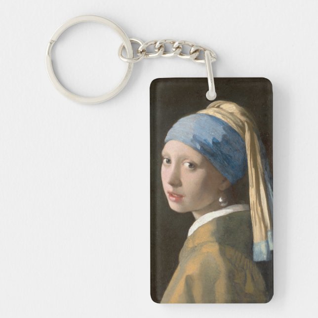 Flicka med Pearl Earring-Johannes Vermeer Art (Framsidan)
