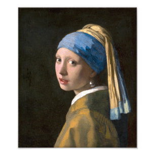 Flicka med Pearl Earring Johannes Vermeer Fototryck