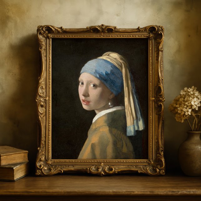 Flicka med Pearl Earring | Johannes Vermeer Poster (Skapare uppladdad)