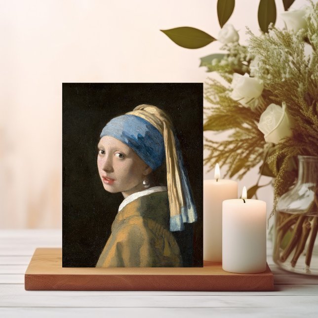 Flicka med Pearl Earring | Johannes Vermeer Vykort (Skapare uppladdad)