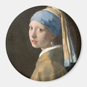 Flicka med Pearl Earring Magnet