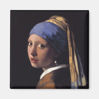 Flicka med Pearl Earring Magnet