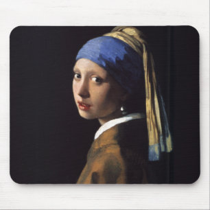 Flicka med Pearl Earring Painting by Vermeer Musmatta
