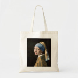 Flicka med Pearl Earring Party Dekorationer Tygkasse