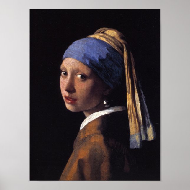 Flicka med Pearl Earring Poster (Framsidan)