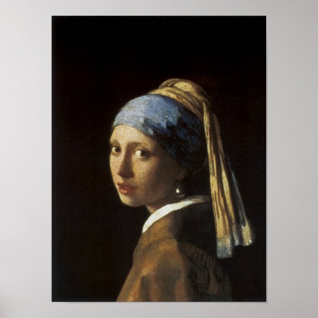 Flicka med Pearl Earring Poster (Framsidan)