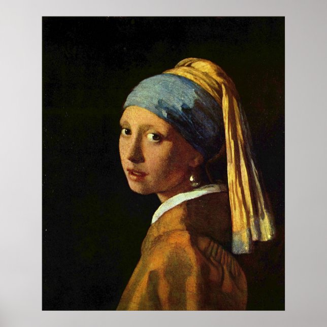 Flicka med Pearl Earring Poster (Framsidan)