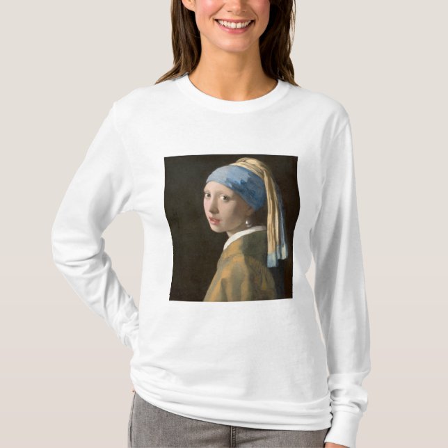 Flicka med Pearl Earring T Shirt (Framsida)