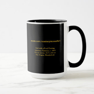 Flicka med Pearl Earring Vermeer Fine Art Mugg
