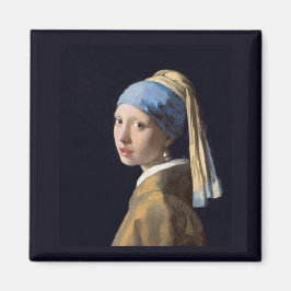 Flicka med Pearl Earring, Vermeer Magnet
