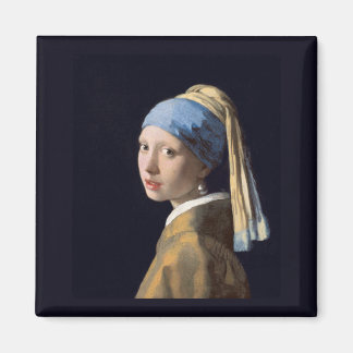 Flicka med Pearl Earring, Vermeer Magnet