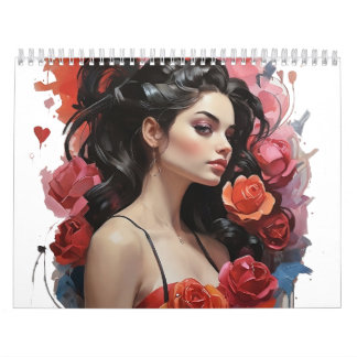 flicka med ro kalender