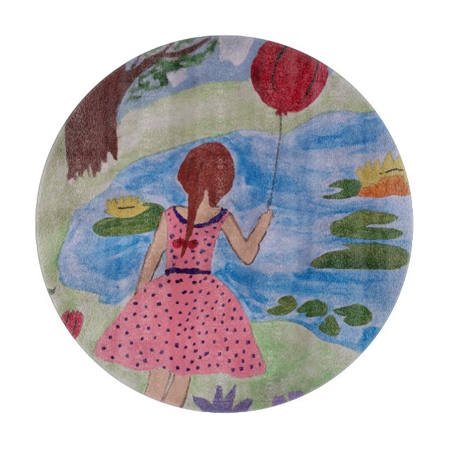 flicka med rött ballong (Framsidan)