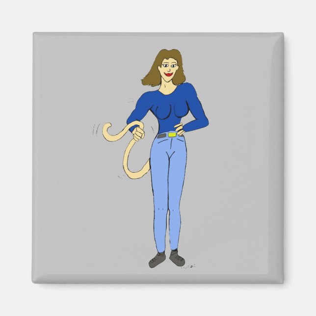flicka med svan magnet (Framsidan)