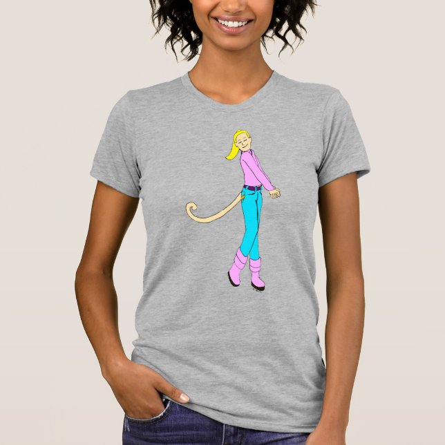 flicka med svan t shirt (Framsida)