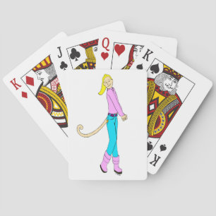 flicka med svans casinokort