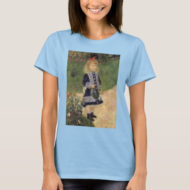 Flicka med vattenkanna av Pierre Renoir Tee (Framsida)