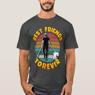Flicka med version av Best Vänends Forever Hund T Shirt