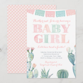 Flicka mexikanska tako Bout a Fiesta Baby Shower Inbjudningar