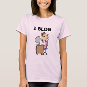 Flicka mig bloggt-skjortor och gåvor tee